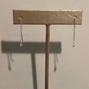 Elegant Silver Chain Earrings